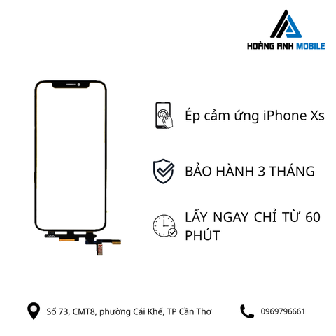 Ép cảm ứng iPhone Xs