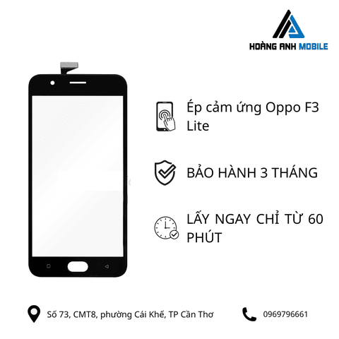 Ép cảm ứng Oppo F3 Lite