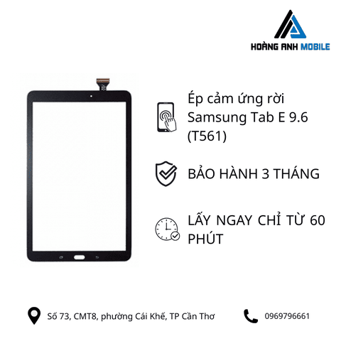 Ép cảm ứng rời Samsung Tab E 9.6 (T561)
