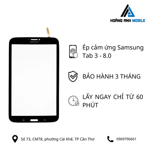 Ép cảm ứng Samsung Tab 3 - 8.0