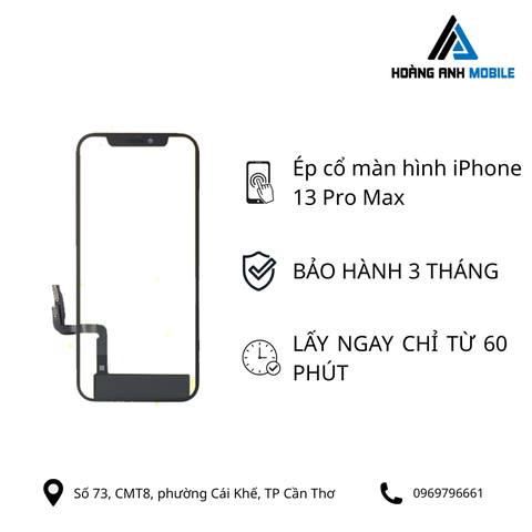 Ép cổ cảm ứng iPhone 13 Pro Max