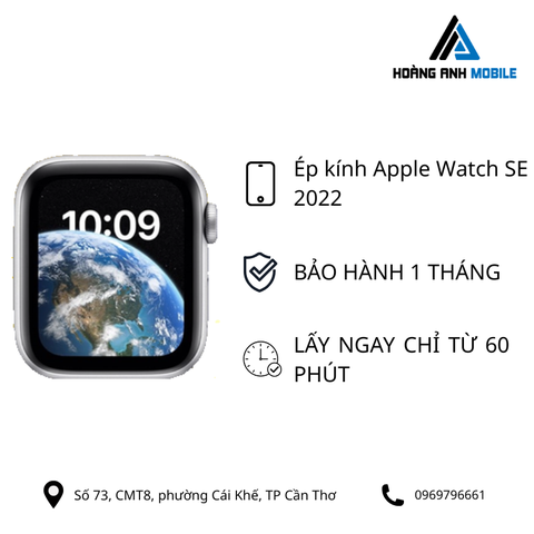 Ép kính Apple Watch SE 2022