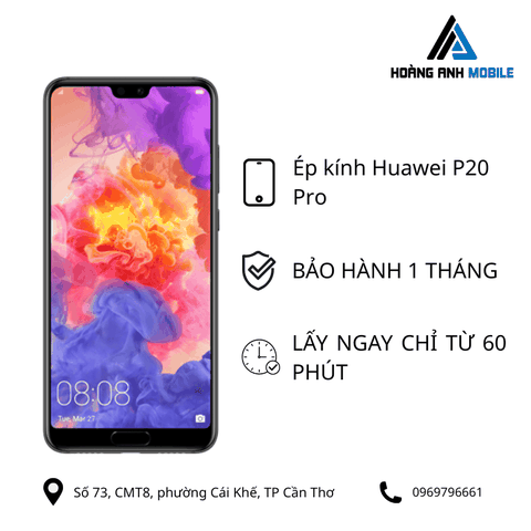 Ép kính Huawei P20 Pro