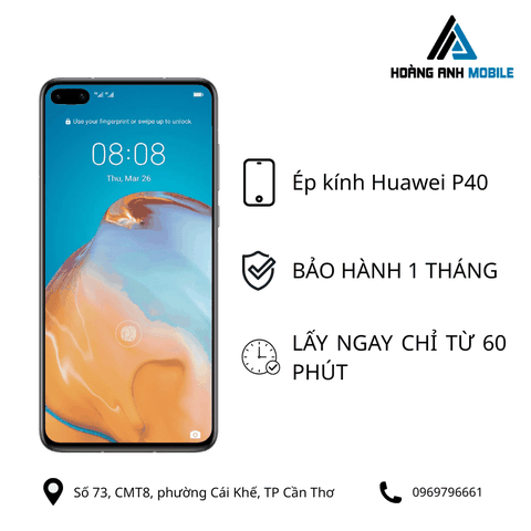 Ép kính Huawei P40