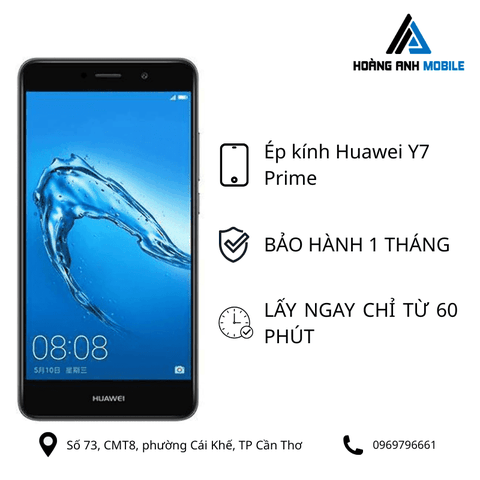 Ép kính Huawei Y7 Prime