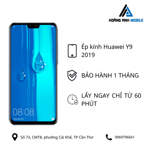 Ép kính Huawei Y9 2019