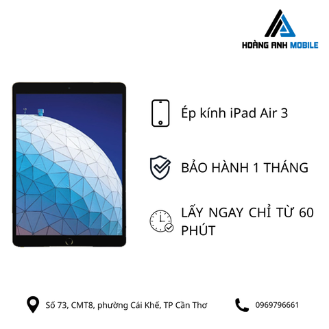 Ép kính iPad Air 3