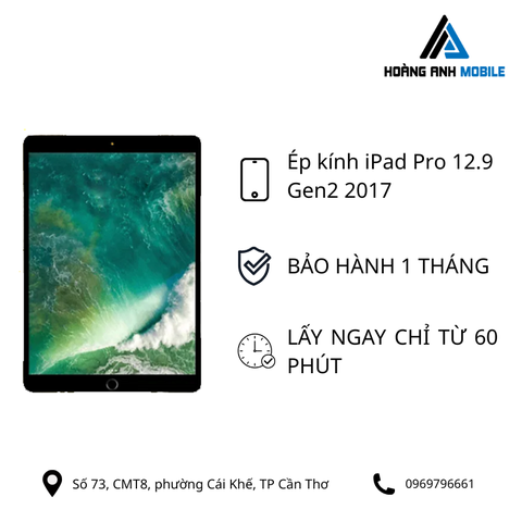 Ép kính iPad Pro 12.9 Gen2 2017