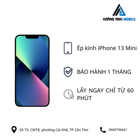 Ép kính iPhone 13 Mini