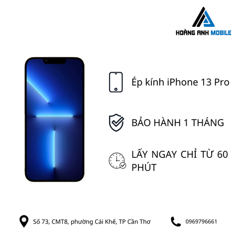 Ép kính iPhone 13 Pro