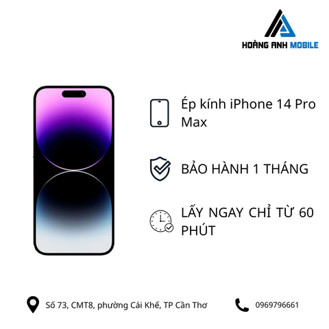 Ép kính iPhone 14 Pro Max