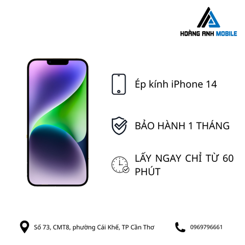 Ép kính iPhone 14