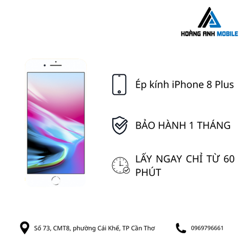 Ép kính iPhone 8 Plus