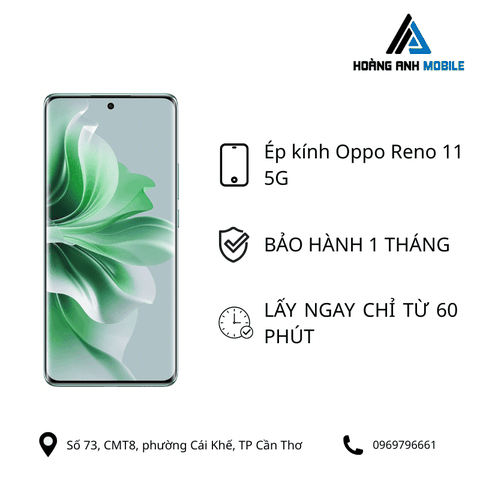 Ép kính Oppo Reno 11 5G