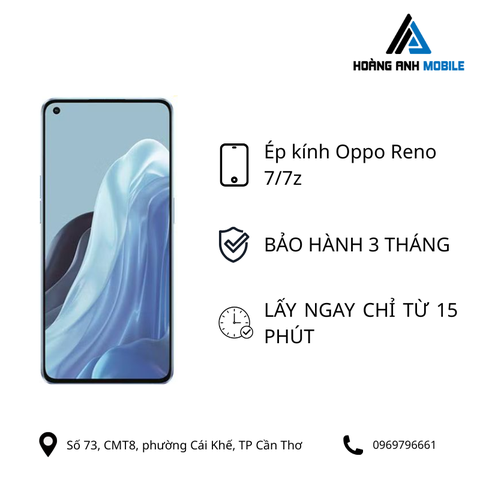 Ép kính Oppo Reno 7/7z