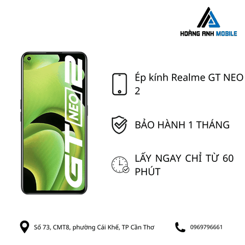 Ép kính Realme GT NEO 2