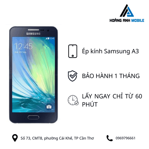 Ép kính Samsung A3