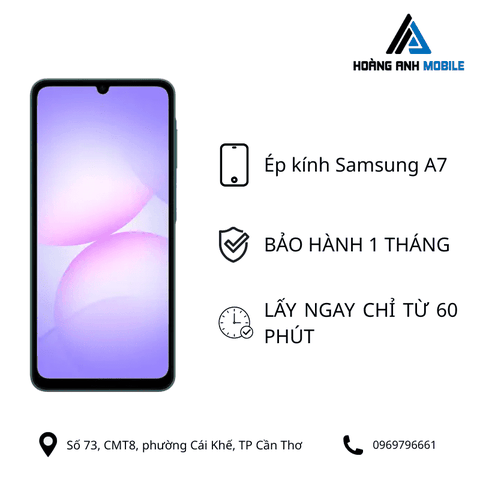 Ép kính Samsung A7