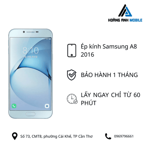 Ép kính Samsung A8 2016