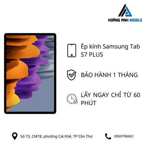 Ép kính Samsung Tab S7 PLUS (T975/T970)