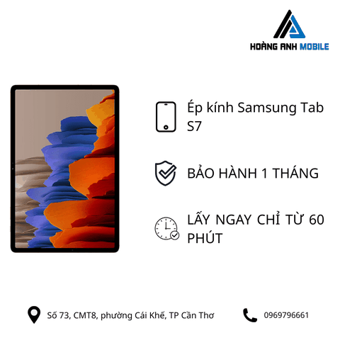 Ép kính Samsung Tab S7 (T870, T875, T876)