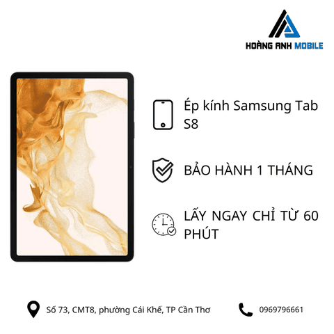 Ép kính Samsung Tab S8 (X700)