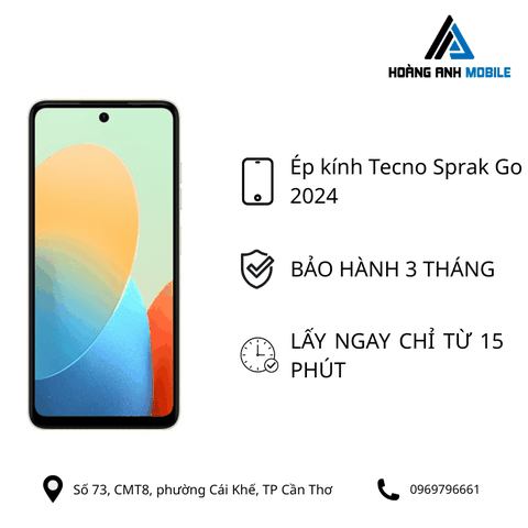 Ép kính Tecno Sprak Go 2024