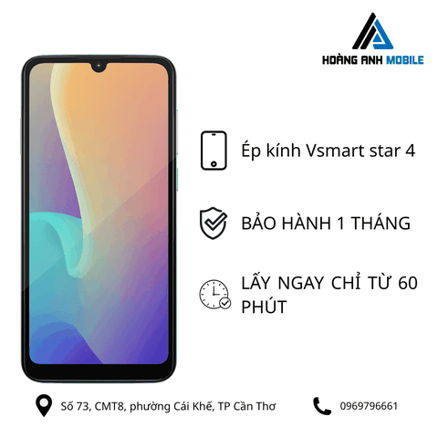 Ép kính Vsmart Star 4