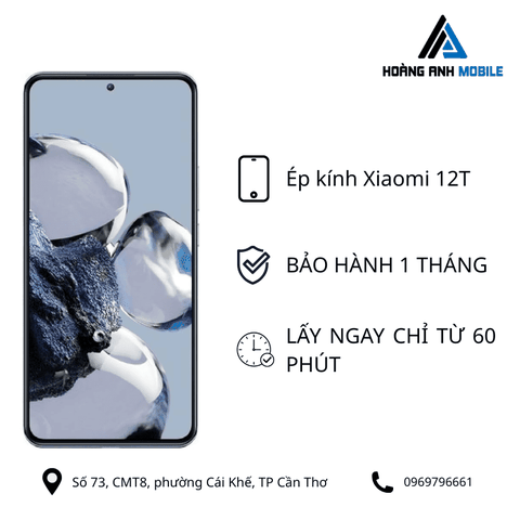 Ép kính Xiaomi 12T