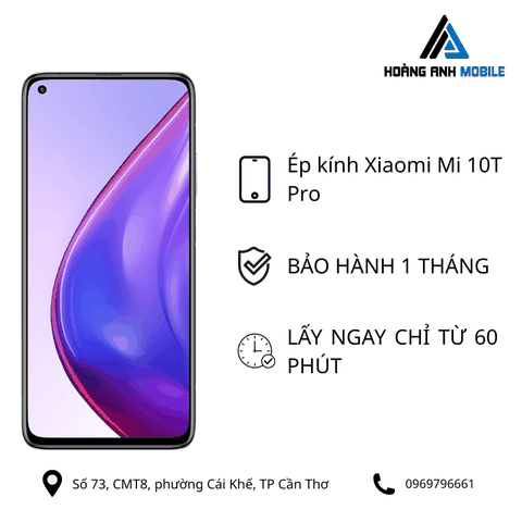 Ép kính Xiaomi Mi 10T Pro