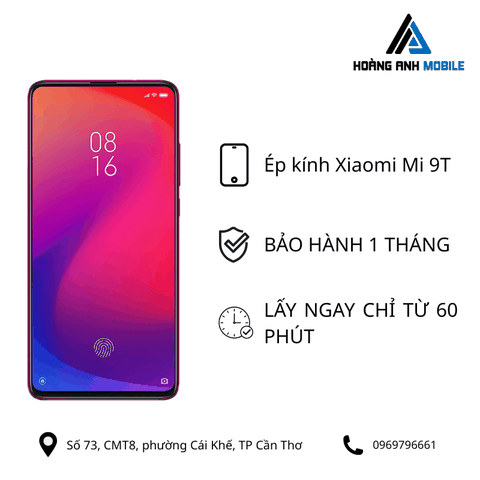 Ép kính Xiaomi Mi 9T