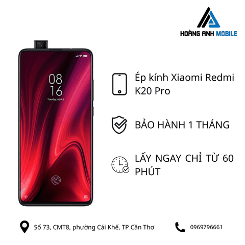 Ép kính Xiaomi Redmi K20 Pro