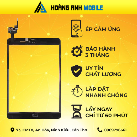 Ép cảm ứng iPad Mini 3