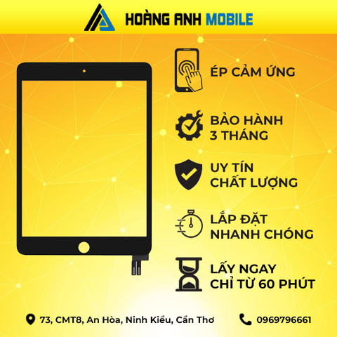 Ép cảm ứng iPad Mini 5