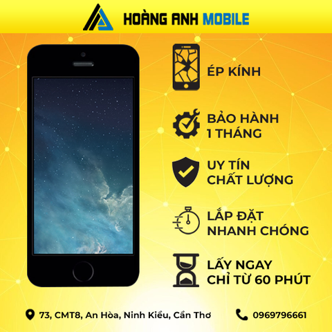Ép kính iPhone 5s