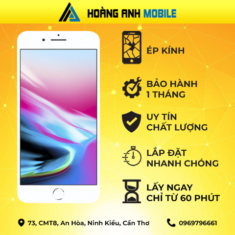 Ép kính iPhone 8 Plus