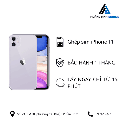 Ghép sim iPhone 11 Series