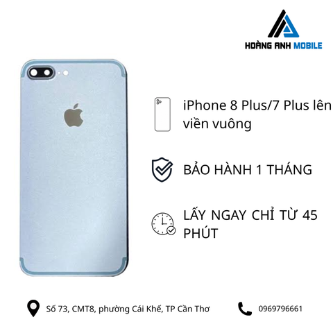 iPhone 8 Plus/7 Plus lên viền vuông