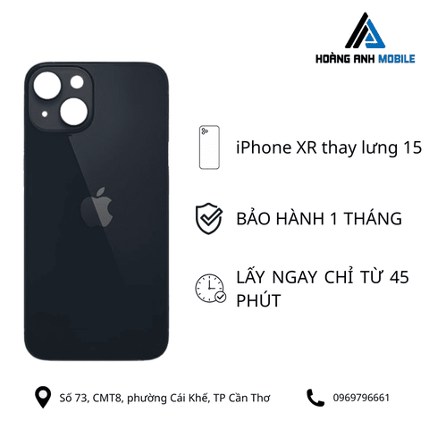 iPhone XR thay lưng 13/14/15