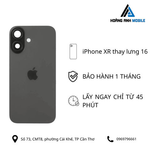 iPhone XR thay lưng 16
