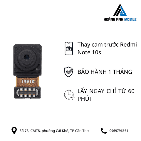 Thay camera trước Redmi Note 10s