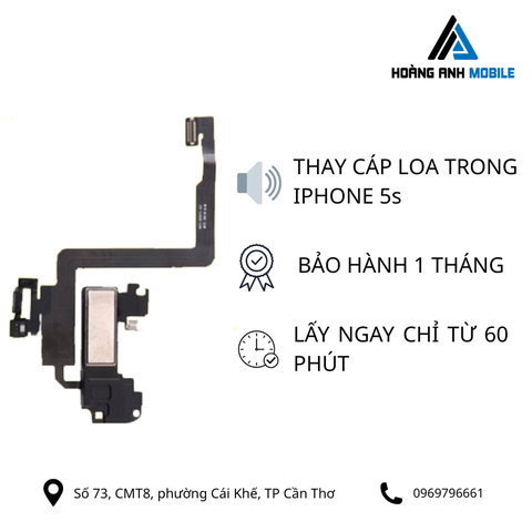Thay cáp loa trong iPhone 5S