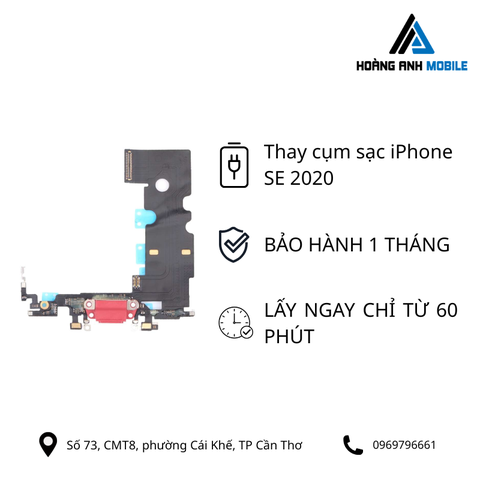 Thay cụm sạc iPhone SE 2020