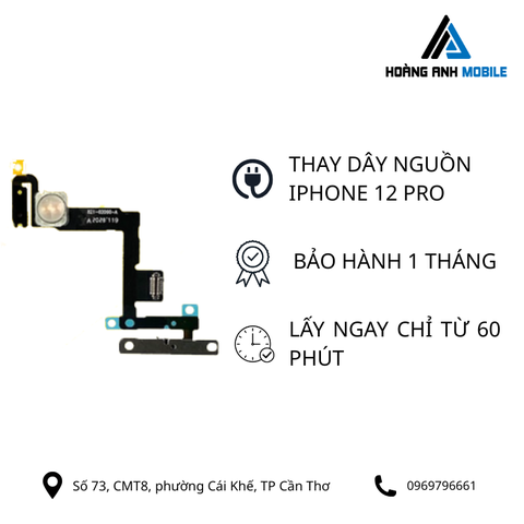 Thay dây nguồn iPhone 12 Pro