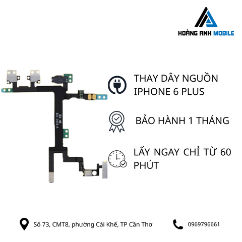Thay dây nguồn iPhone 6 Plus