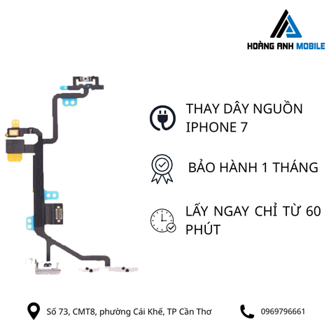Thay dây nguồn iPhone 7
