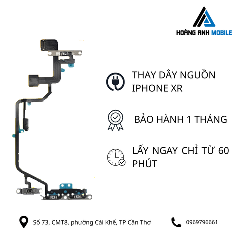 Thay dây nguồn iPhone XR