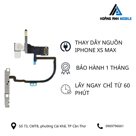 Thay dây nguồn iPhone XS Max