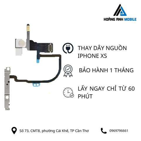 Thay dây nguồn iPhone XS