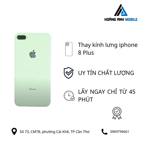 Thay kính lưng 7Plus/8Plus viền vuông